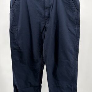Carhartt Men's Navy Cargo Canvas Pants, Size 42x30